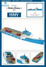 Dona Diana - Card Paper Model Kit - HMV 3336 - Scale 1:250