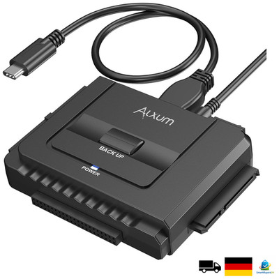 Alxum IDE SATA zu USB-C Konverter 2 5 3 5 Festplatte 5 2