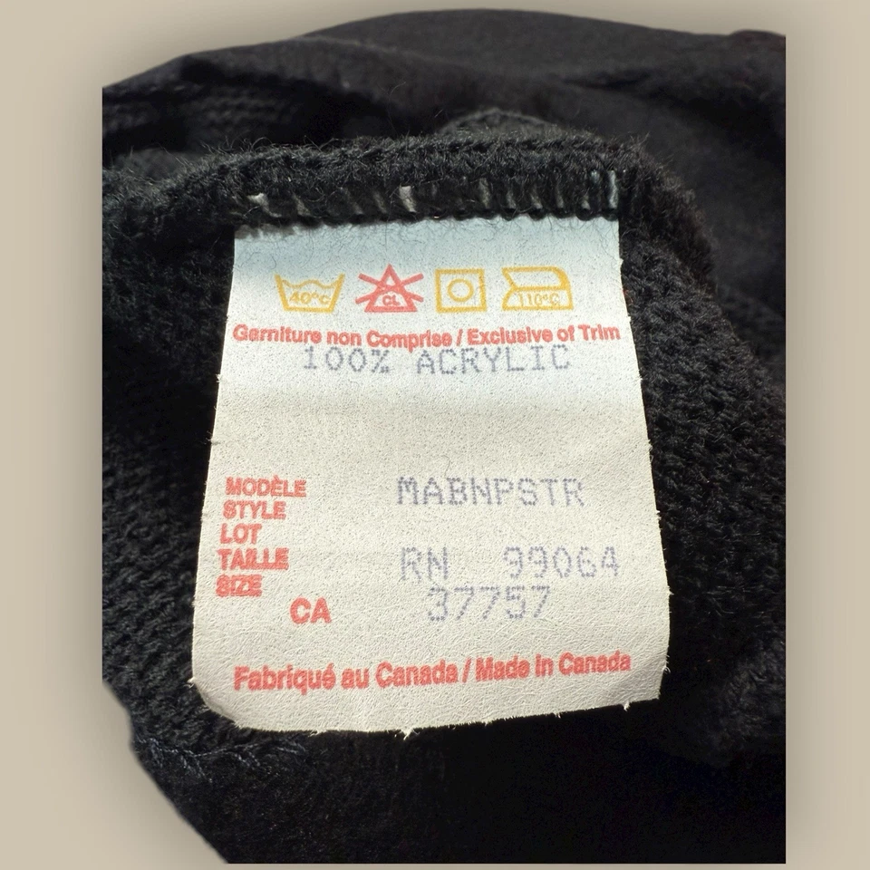 Chapéu de inverno vintage Billabong gorro aba preta Y2K skatista anos 00 Cyber Grunge Gorpcore - Imagem 4 de 4