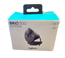 Logitech Brio 300 USB-C Webcam with Privacy Shutter 1920x1080p - Graphite