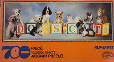 NIB: Sealed- Ceaco 'Long Shot' Dogs  Cats Jigsaw Puzzle 700pc