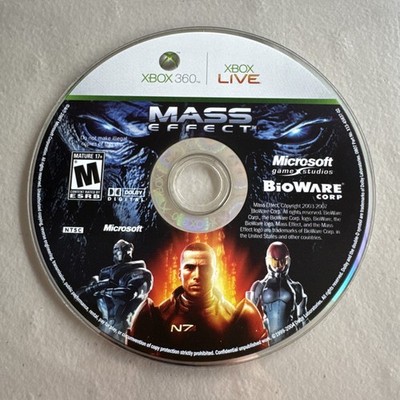 Mass Effect (Microsoft Xbox 360, 2007) NO TRACKING - DISC ONLY 