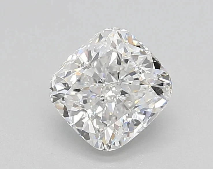 1.00 Ct Loose CVD Lab Grown Diamond 6x6 MM Cushion D Color, IF CLARITY Certified - Image 2 of 4