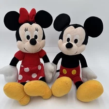 disney  mickey and minnie mouse plush 14 inch. Kohls Cares Plush 90 Years