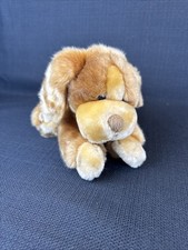 Toys-R-Us Animal Alley Animal Darby Tan Dog 8" Plush Stuffed Animal Toy