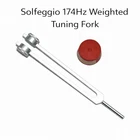 174 Hz Solfeggio Tuning Fork Weighted Professional Fork | Includes Activator
