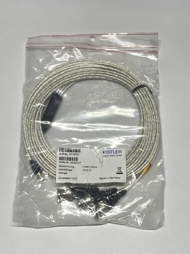Kistler 10m Cable For Voltage Mode IEPE Triaxial Accelerometers 1756C10K04