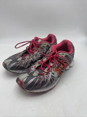 Under Armour Micro G Neo Mantis Mujer Talla 9 Zapatos para Correr Gris Rosa Tenis - Imagen 1 de 4