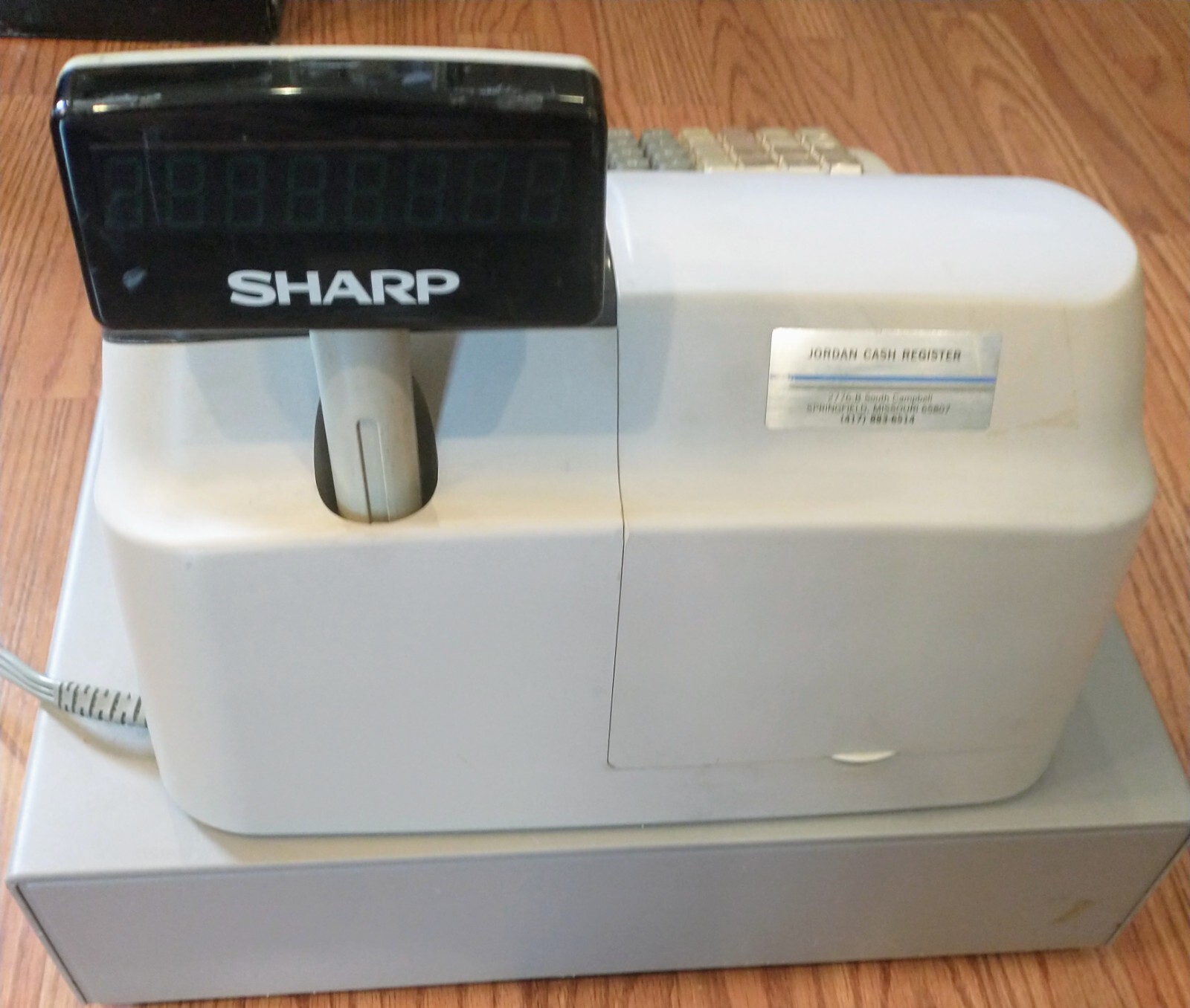 Sharp Electronic Cash Register ErA320 Cash Drawer with KEYS eBay