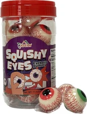 Apexy Eyeball Gummy Candy With Fruity Liquid Center Fat Free Perfect for Hallowe