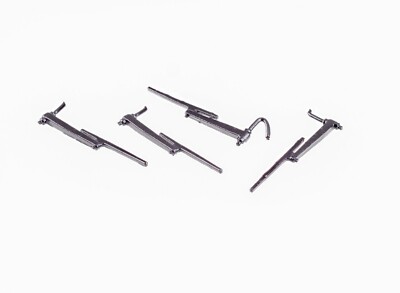 Dingler 4 Scheibenwischer Messing Guss schwarz lackiert (1Z-176/02)