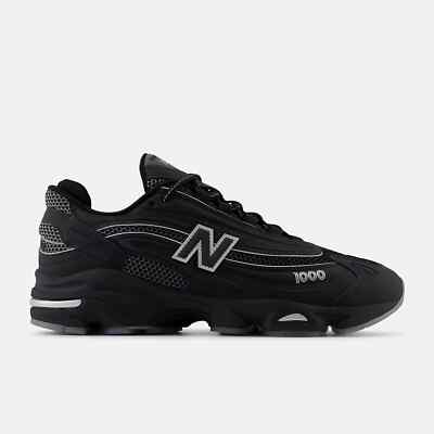 New Balance 1000 'Black/White/Silver Metallic' | Men Sizes 4 - 15