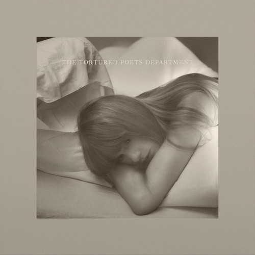 TAYLOR SWIFT - THE TORTURED POETS DEPARTMENT BEIGE VINYL LP (NEW) - Picture 2 of 2