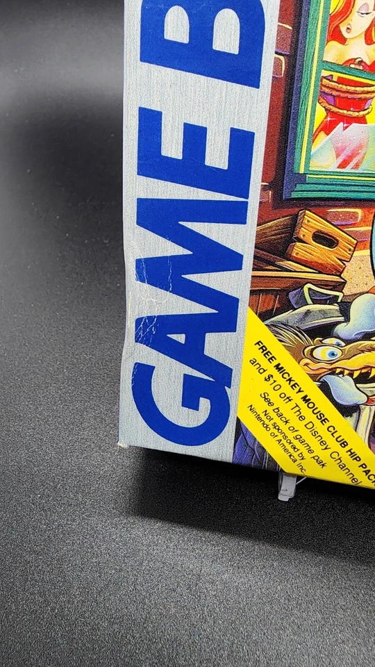 Nintendo Game Boy Who Framed Roger Rabbit CAJA DE CARTÓN ORIGINAL (sin juego) + bandeja Foto 2 de 4