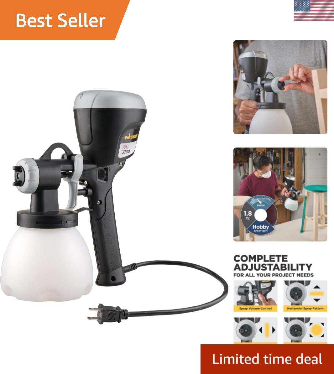 Effortless Painting with Wagner Earlex 3700 Handheld Sprayer & 3