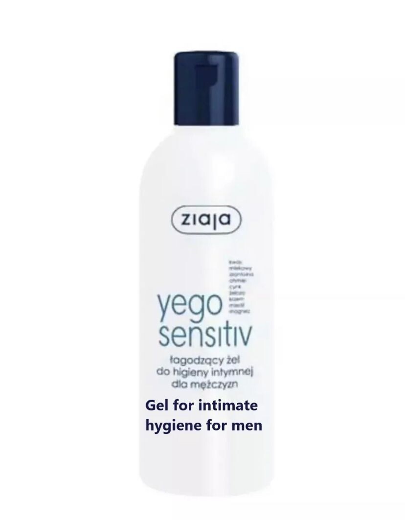 ZIAJA YEGO SENSITIV Gel for intimate hygiene for men 300 ml