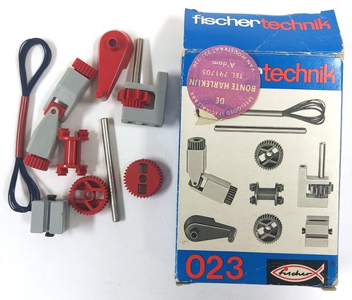 Vintage Fischertechnik 023 Pièces Détachées Complete 1970 W. Germany ...