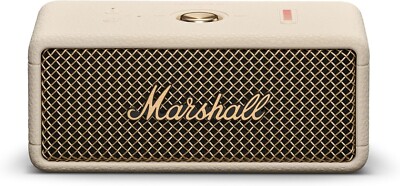 Marshall Emberton III Portable Water Resistant Bluetooth Speaker (Cream)