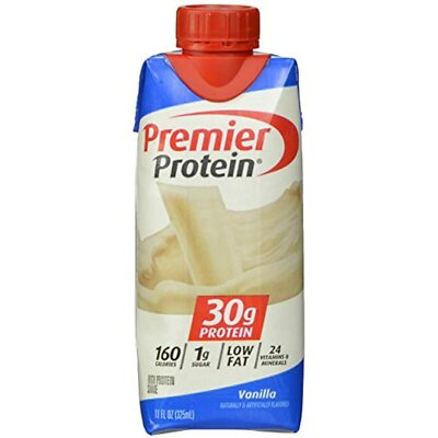 Premier Protein Vanilla Shakes 18-11oz Shakes by Premier Nutrition