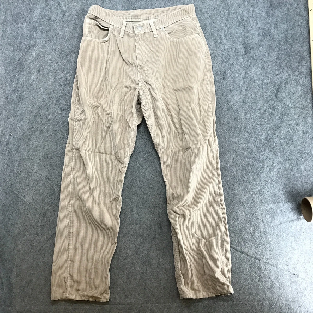 Faded Glory Pants Mens Size 32 x 30 Tan Corduroy Straight Leg 5