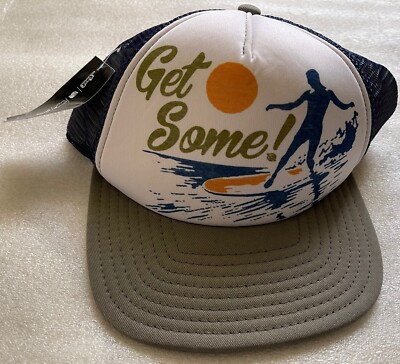 LOST ENTERPRISES, JACK'S SURFBOARD ''GET SOME'' SNAP BACK HAT, NEW WITH TAGS