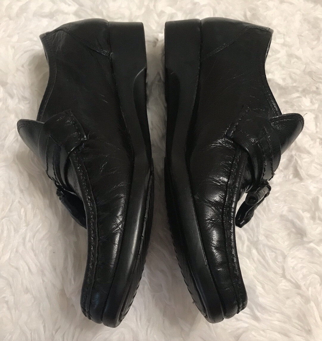 FRENCH SHRINER Mens Sz 7.5 M Textured Black Leather Oxford  display picture 1