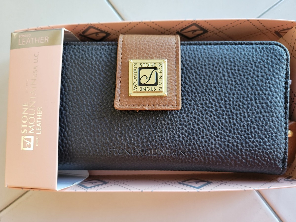 ポケット Stone Mountain Cognac/Brown Bonded Leather Cornell Bi-Fold Zip