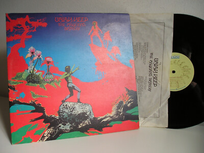 Uriah Heep The Magician's Birthday LP +Einlage 1st Press UK Island Bronze