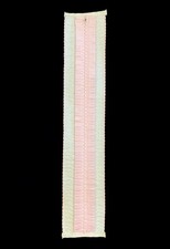 Vintage White  Light Pink Ruffled Dickie Tuxedo Shirt Button On 1970's Wedding