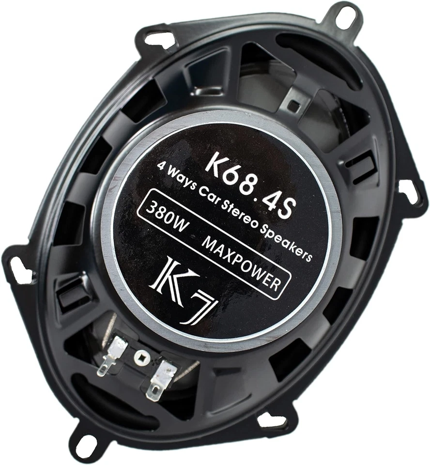 4x AUDIOTEK 5x7" 6x8" 4-Way 380W Coaxial Car Speakers 1520W TOTAL POWER - Image 3 of 3