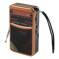 Sleek Compact Design Handheld Radio Offering Extended Playtime Features