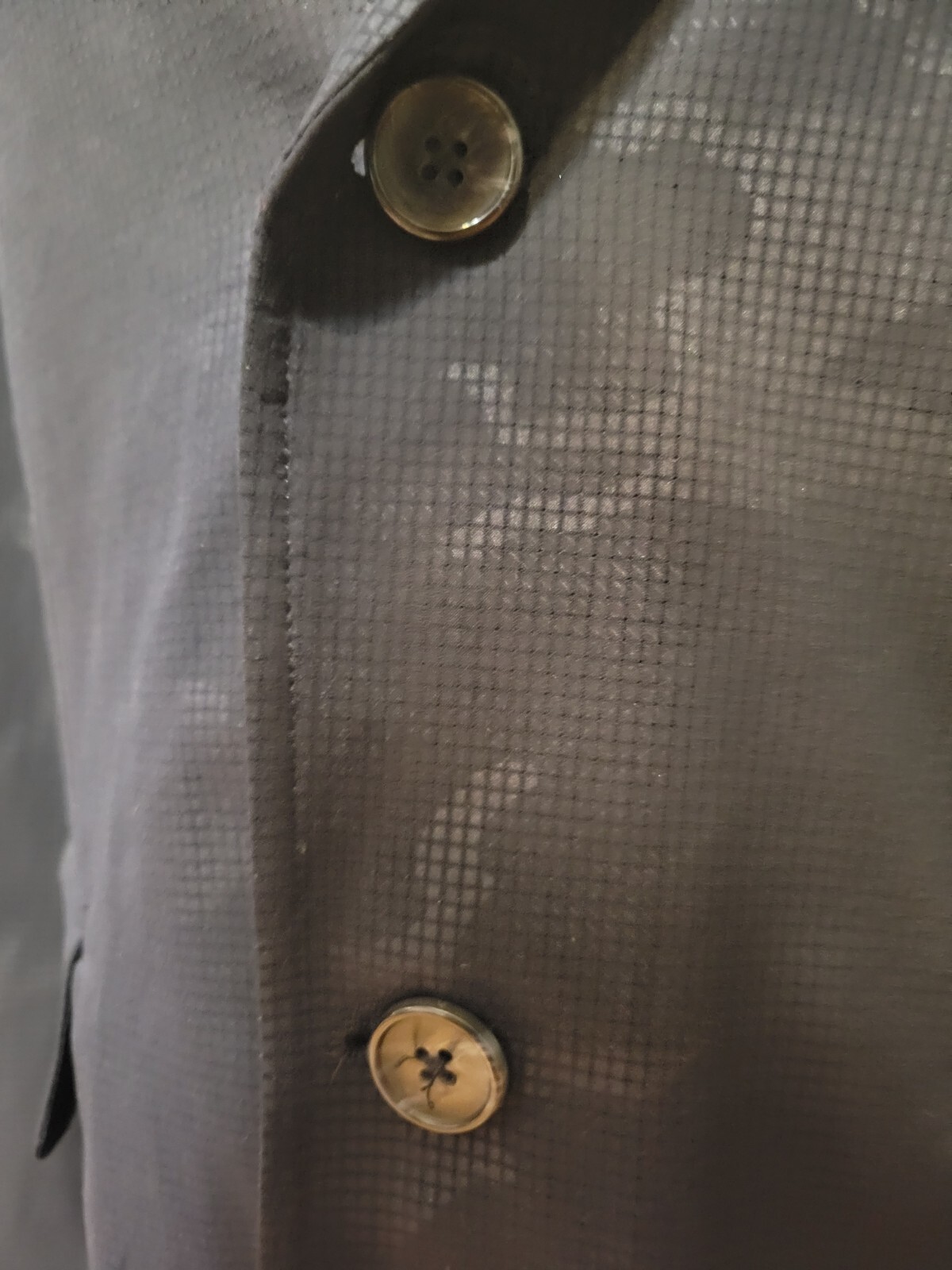 Zara large lightweight polyester navy blue camouf… - image 6