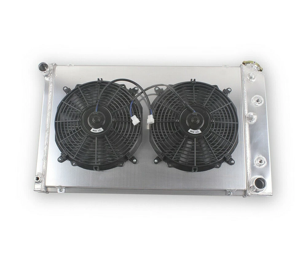 Ventilador de cubierta de radiador de 3 filas para carrocería Chevy Camaro 78-88 Olds Cutlass Supreme/70-81 Foto 2 de 4