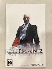 HITMAN 2 SILVENT ASSASSIN - PLAYSTATION 2 PS2 - INSTRUCTION MANUAL ONLY