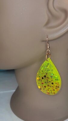 2'' Ombre High Sparkle Tear Drop Earrings LAST PAIR