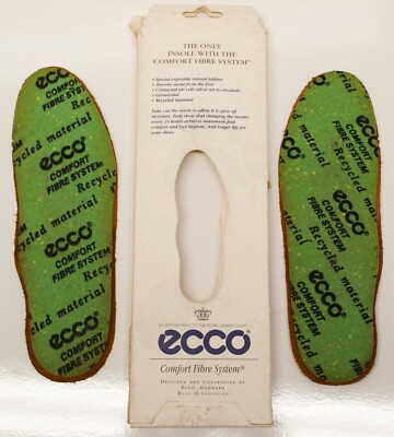 NEW Ecco Comfort Fibre System Insoles Women's Size EU 36 Shoe Inserts  Replace