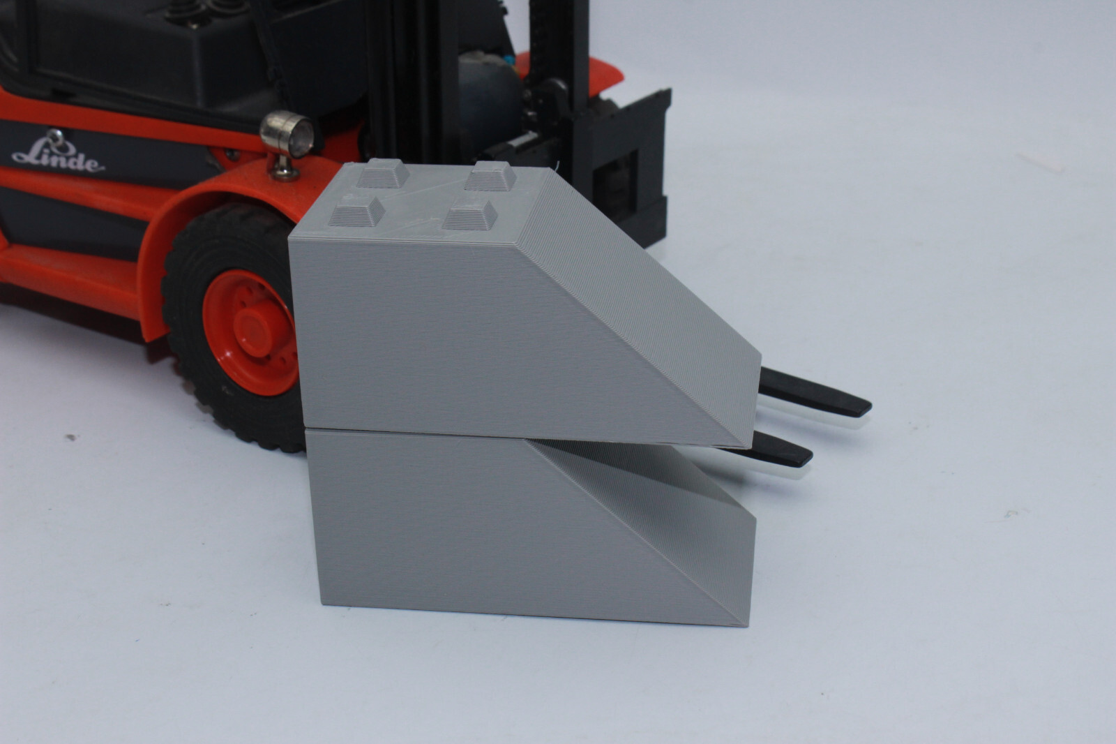 2X Concrete Blocks End Piece System Block 1:14 1:15 1:16 Concrete Stone Load