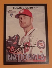 Lucas Giolito 2016 Topps Heritage High Number  RC Wal-Mart Black Border #THC-514