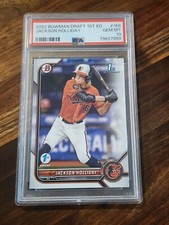 2022 BOWMAN DRAFT 1ST EDITION #BD168 JACKSON HOLIDAY ROOKIE RC PSA 10 GEM MINT!