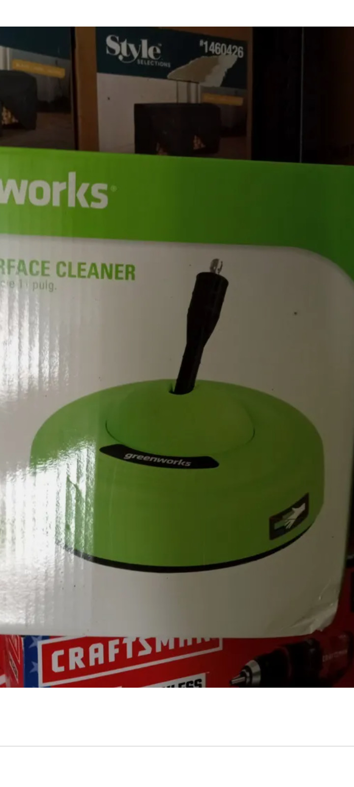 Greenworks Surface Cleaner Universal Pressure Washer Attachment Same Day Ship !