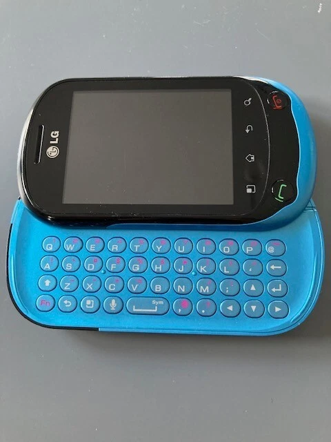 Smartphone LG Optimus Chat C555 Azul WiFi 3G Desbloqueado com Teclado Slide-Out - Imagem 3 de 4