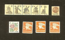 Scott de Estados Unidos # 1734 - 1743 emisiones regulares MNH 1978 - 1980