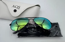AQS Aquasmith Oliver 58MM Aviator Sunglasses | Gold/Aqua | Bulk Lot of 20
