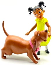 TIANA & STELLA Figure Set DISNEY PRINCESS & FROG Movie Dog Pet PVC TOY Playset!