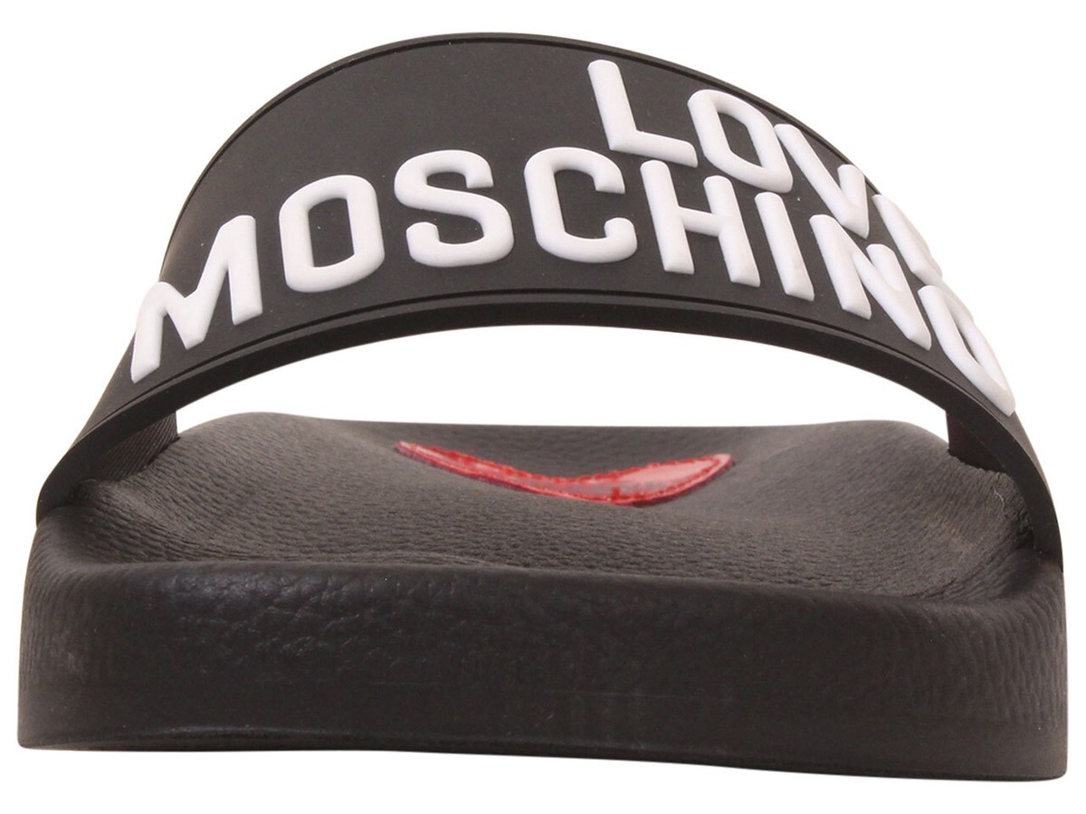 Love Moschino Women's Slides Sandal w/Logo Writing | eBay