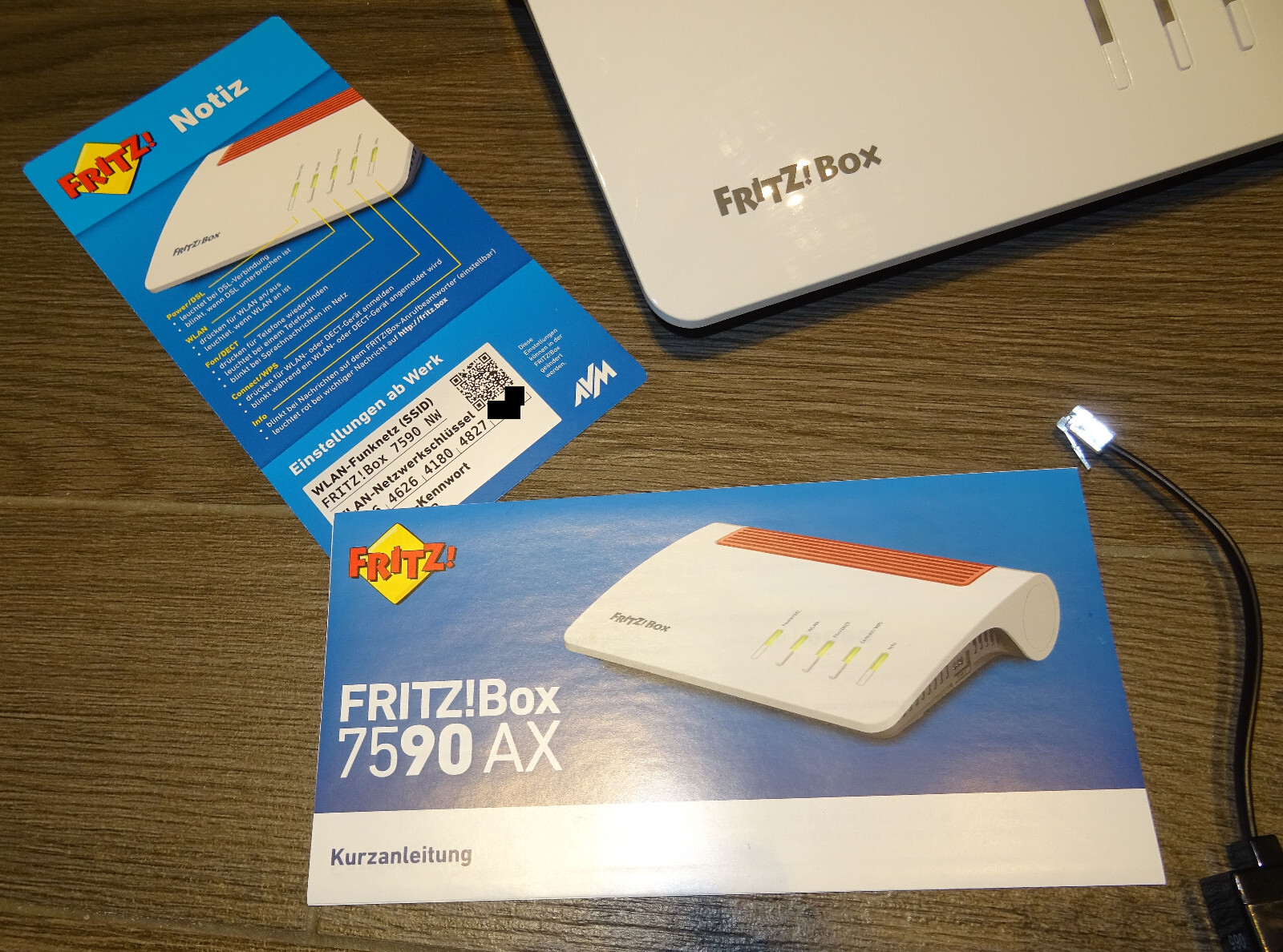 Fritz Box 7590 Fon/dect Leuchtet Nicht AVM FRITZ!Box 7590 AX WLAN Router/Modem ISDN FON So WIFI6 20002929 mit