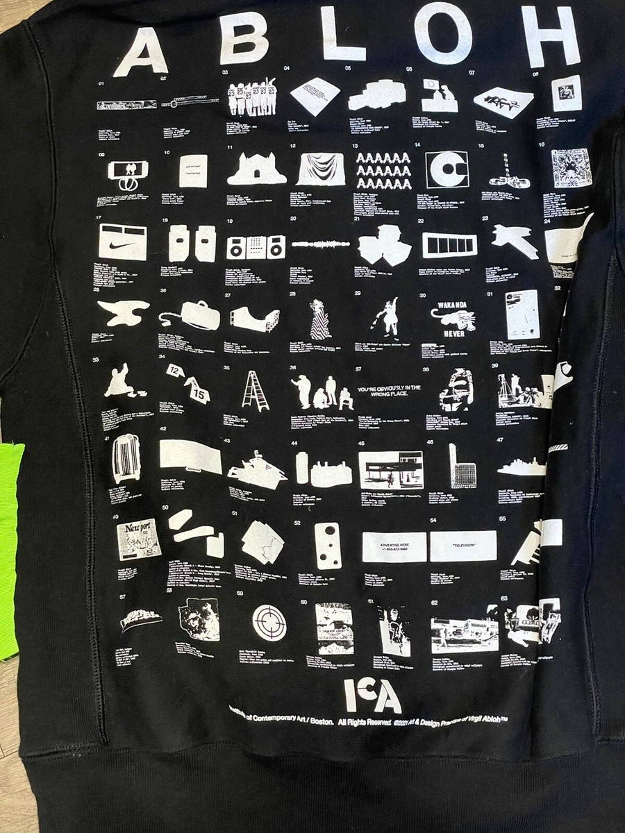 【Virgil Abloh ICA】Figures Of Speechフーディー Off White Virgil Abloh Figure Of Speech MCA hoodie size