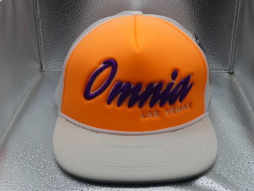 Omnia Las Vegas Nightclub Decky Tagged Rope Mesh Back Snapback Trucker Hat Cap - Picture 12 of 12