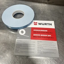 WURTH DOUBLE SIDED Mirror ADHESIVE TAPE: Art. 0894 918 0 Nos Surplus 25 m
