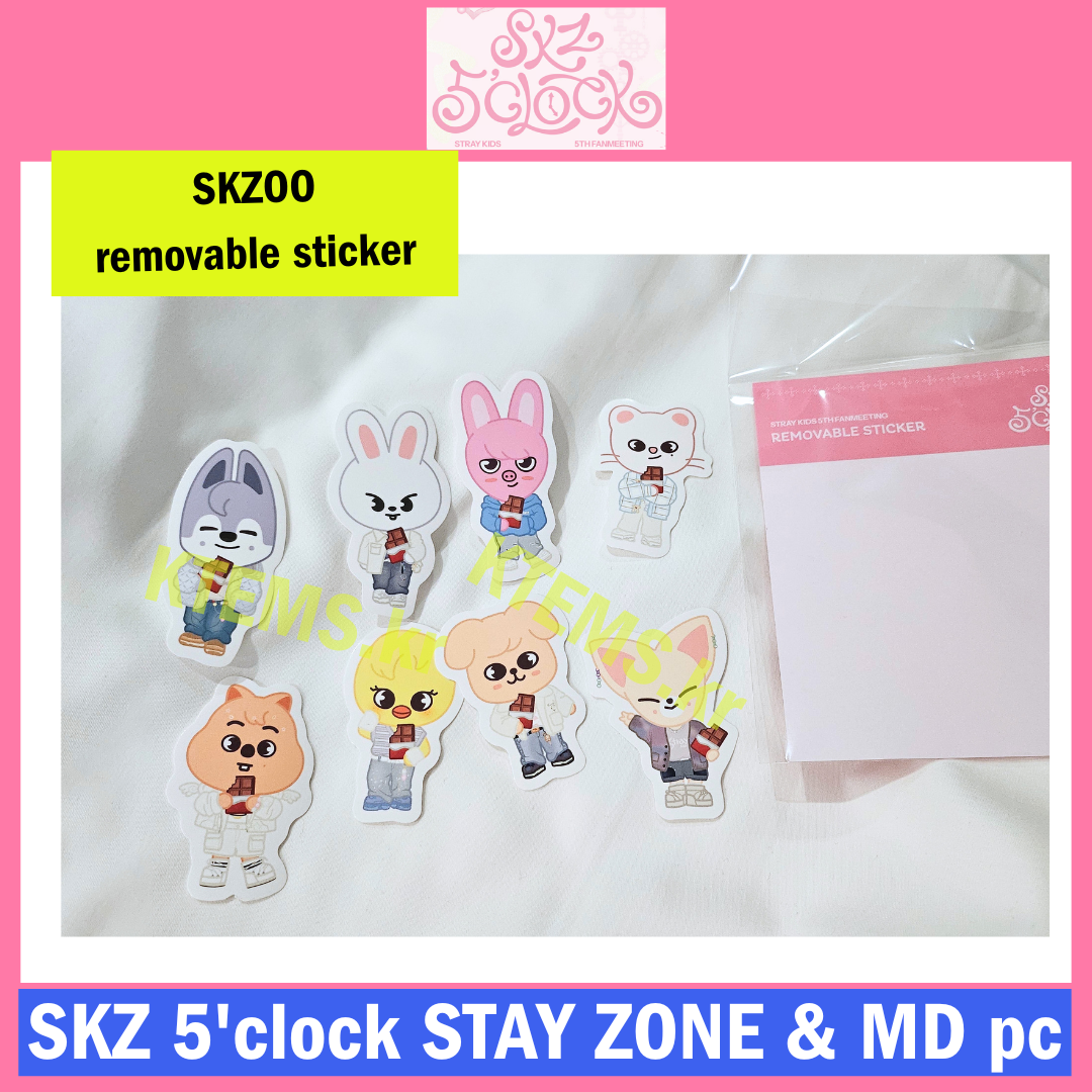 Stray Kids Fan Meeting SKZ 5'clock STAY ZONE Photocard MD Stray Kids Fan Meeting SKZ 5'clock STAY ZONE Photocard MD